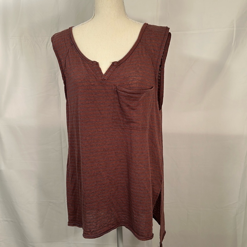 We The Free, by Free People, striped sleeveless top, soft, sz m, great condition